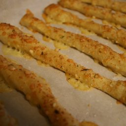 Cheese and Rosemary Bread Sticks
