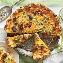 Cheese-and-Sausage Quiche