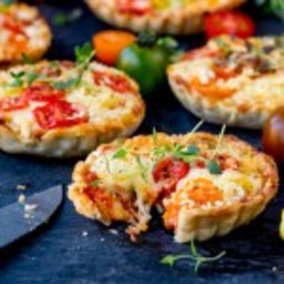 Cheese and Tomato Tarts (Not Quiche!!)