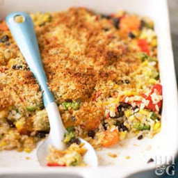 Cheese and Vegetable Rice Casserole