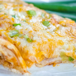 Cheese and Green Chili Enchiladas by Aunt Carol