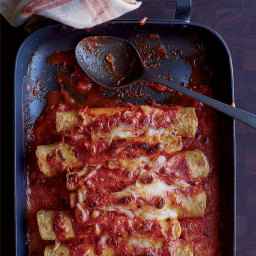Cheese Enchiladas with Red Chile Sauce Recipe
