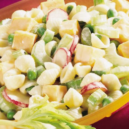 Cheese, Peas and Shells Salad