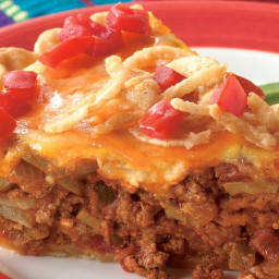 Cheese-Topped Taco Pie
