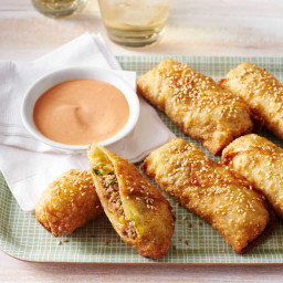 Cheeseburger Egg Rolls with Special Sauce Recipe