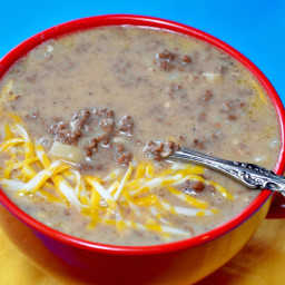 Cheeseburger Soup with Video
