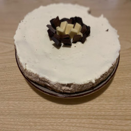Cheesecake al triplo cioccolato.