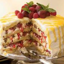 Cheesecake-Stuffed Luscious Lemon Cake