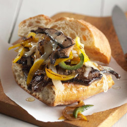 Cheesesteaks with Peppers and Onions