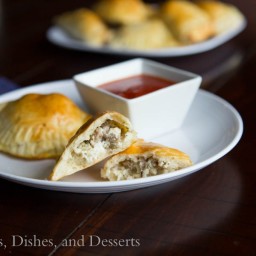 Cheesey Sausage Croutes