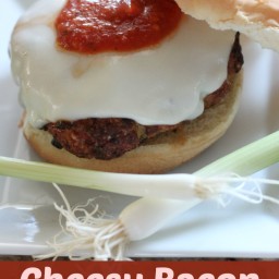 Cheesy Bacon Chicken Burger