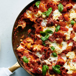 Cheesy Baked Pasta With Sausage and Ricotta