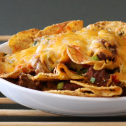 Cheesy Beef Nachos With the Works