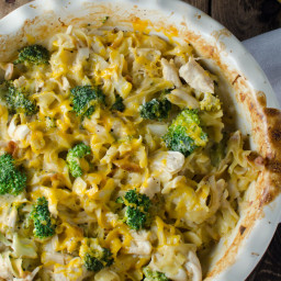 Cheesy Broccoli-and-Chicken Casserole