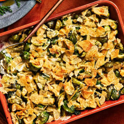 Cheesy Brussels Sprouts Bake Recipe 