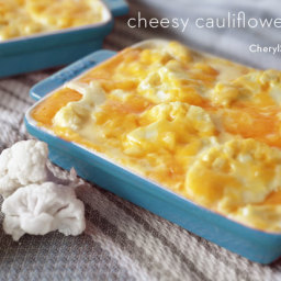 Cheesy cauliflower casserole