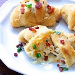 Cheesy Chicken and Bacon Rollups
