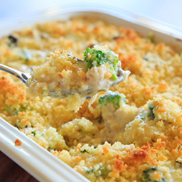 Cheesy Chicken, Broccoli & Rice Casserole (From Scratch!)