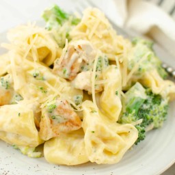 Cheesy Chicken Broccoli Tortellini