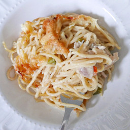 Cheesy Chicken Spaghetti Casserole Recipe