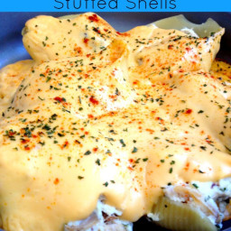Cheesy Chicken Stuffed Shells recipe