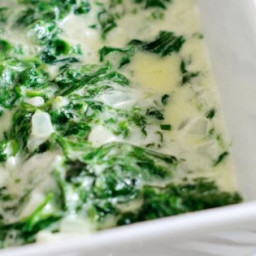 Cheesy Creamed Spinach Recipe