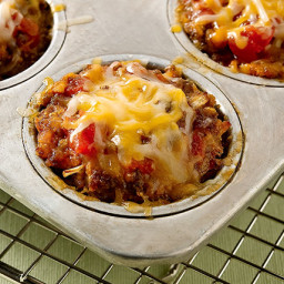 Cheesy Mini Meatloaves with Salsa