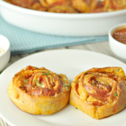 Cheesy Pepperoni Pizza Pinwheels – Low Carb and Gluten Free