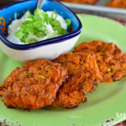 Cheesy Potato and Vegetable Fritters