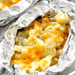 Cheesy Potatoes Foil Packs recipe