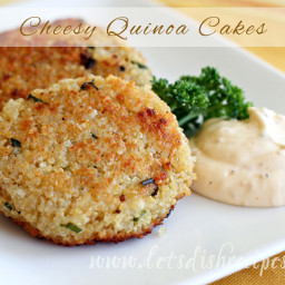 Cheesy Quinoa Cakes