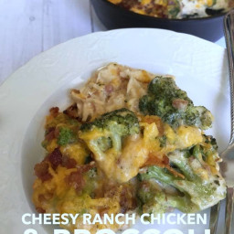 Cheesy Ranch Chicken and Broccoli {Keto and Low Carb Friendly}