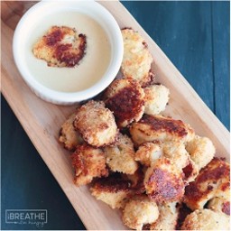 Cheesy Ranch Popcorn Chicken - Low Carb and Gluten Free