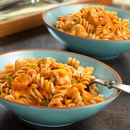 Cheesy Rotini and Chicken Skillet