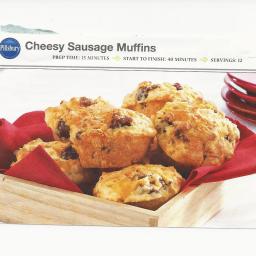 Cheesy Sausage Muffins
