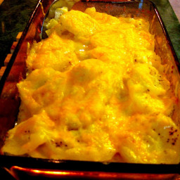Cheesy Scalloped Potatoes For Two