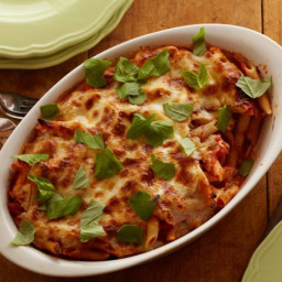 Cheesy Spinach Baked Penne