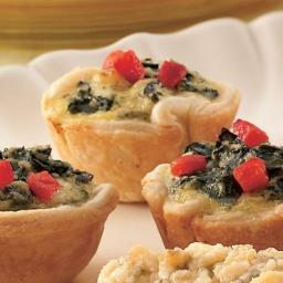 Cheesy Spinach Tartlets