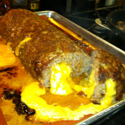 Cheesy Stuffed Meatloaf
