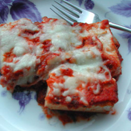 Cheesy Tofu Strips - Italian Style