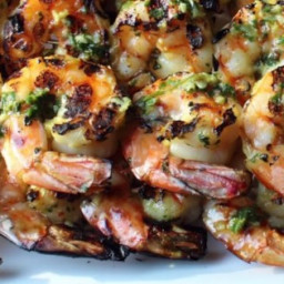 Chef John's Grilled Garlic and Herb Shrimp Recipe