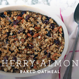 Cherry-Almond Baked Oatmeal
