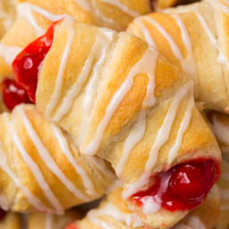 Cherry Almond Turnovers (only 5 ingredients)