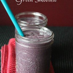 Cherry and Blueberry Green Smoothie