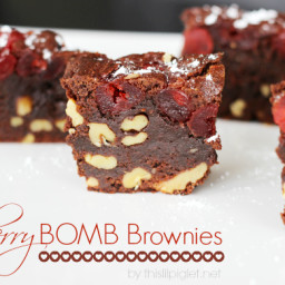 Cherry Bomb Brownies