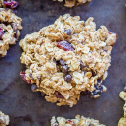 cherry chocolate – healthy make ahead breakfast cookies