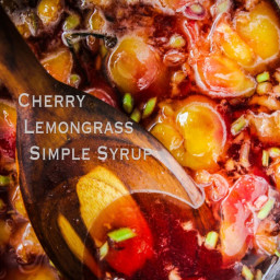 Cherry Lemongrass Simple Syrup