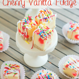Cherry Vanilla Fudge Recipe