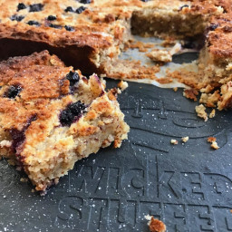 Chewy Blueberry-Almond Blondies