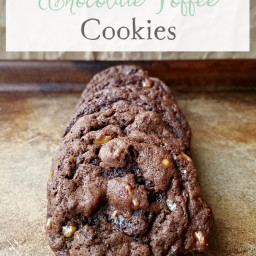 Chewy Chocolate Toffee Cookies